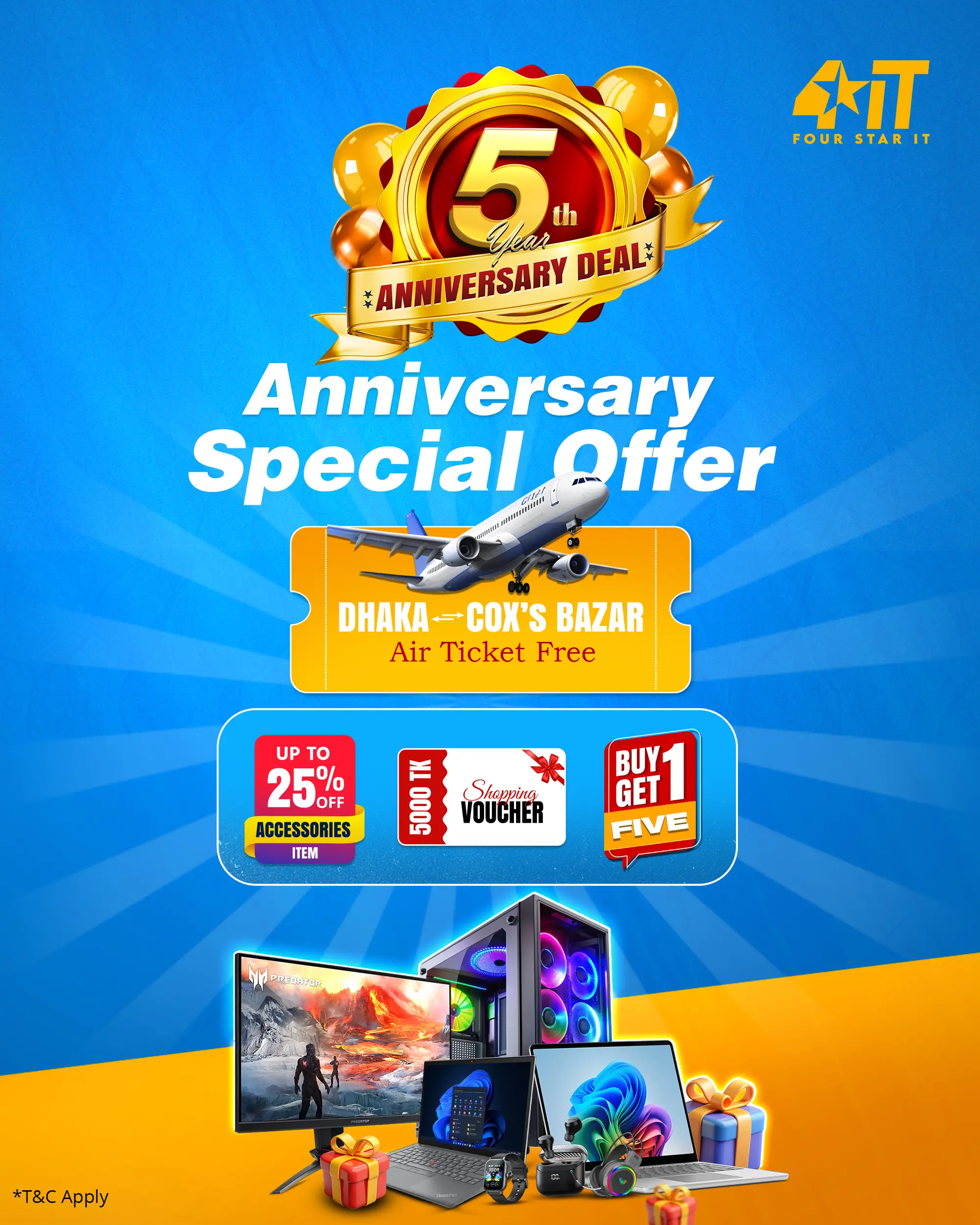 5 Year Anniversary Offer